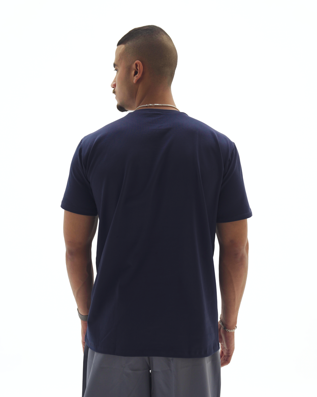 Essential Cotton Tee - Navy