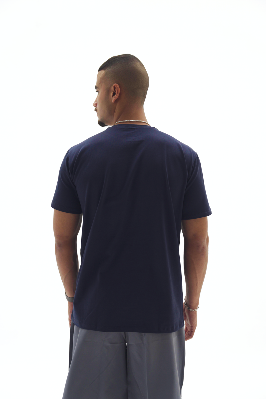 Essential Cotton Tee - Navy