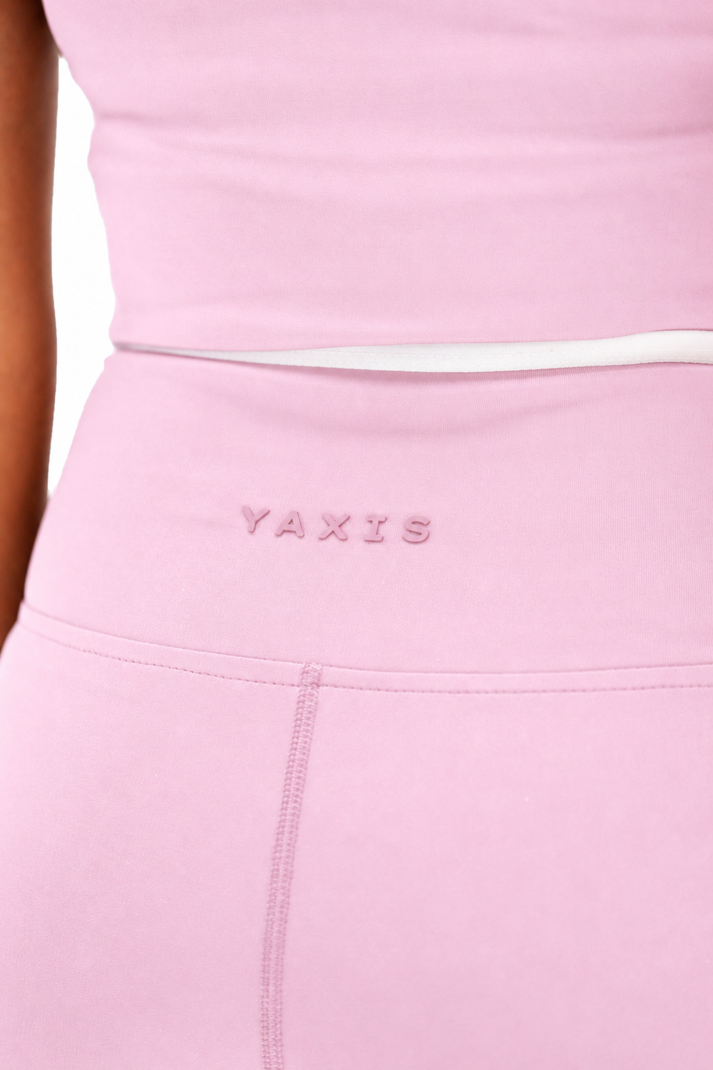 Crosslined Flared Leggings - Bubblegum