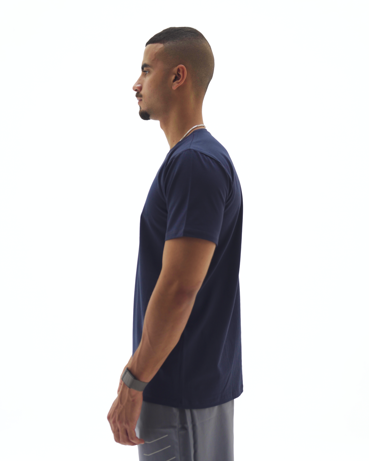 Essential Cotton Tee - Navy