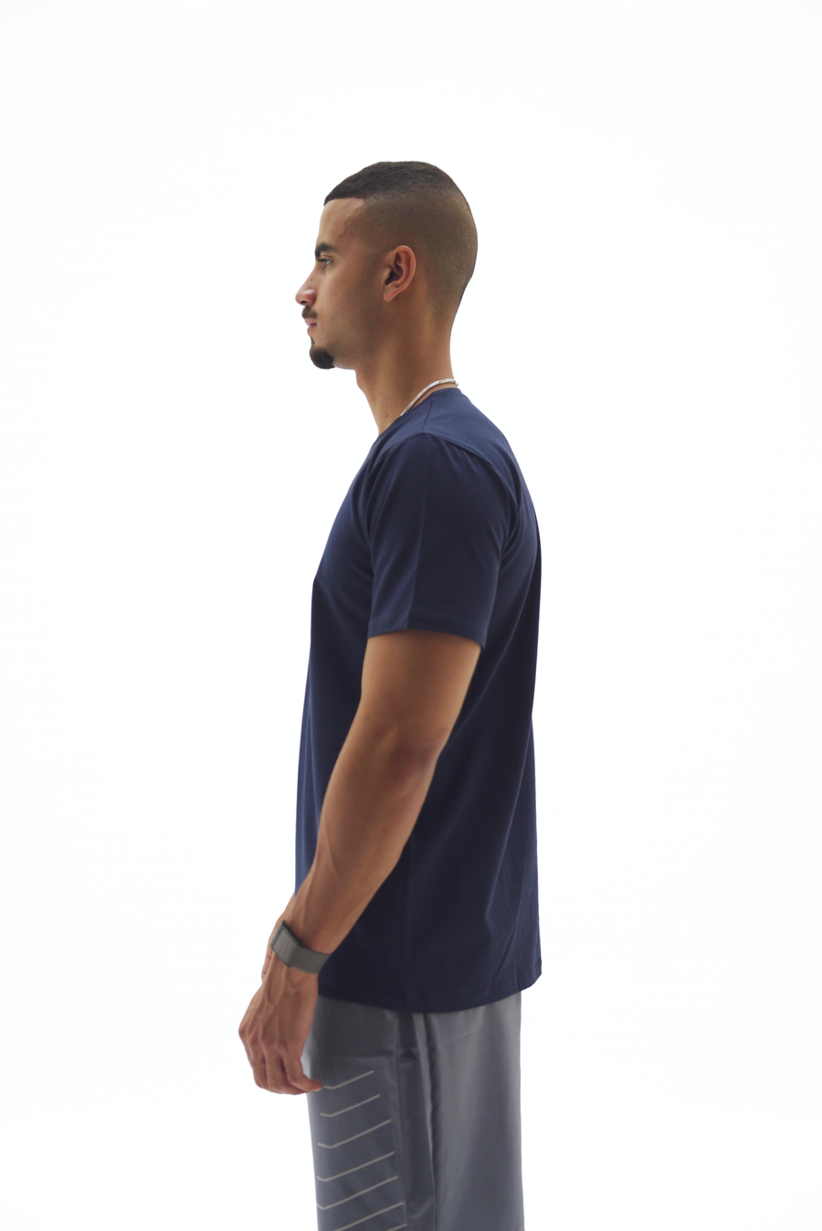 Essential Cotton Tee - Navy